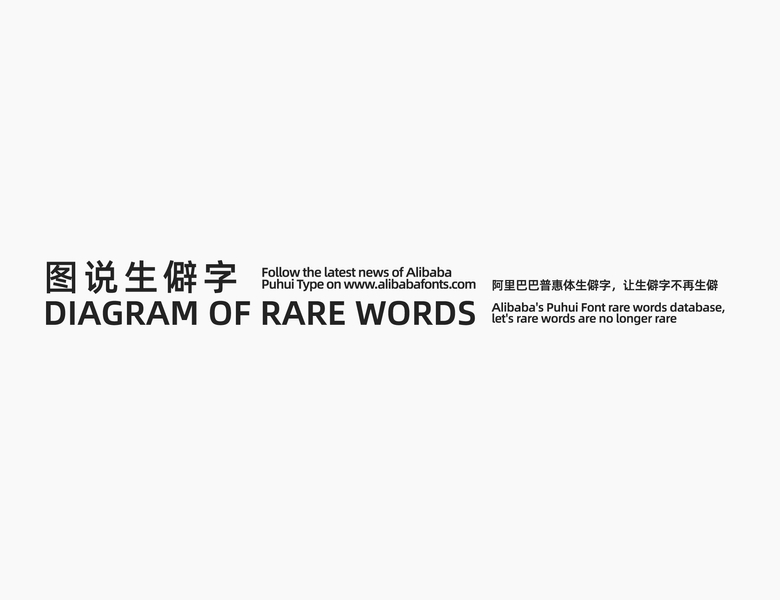 图说生僻字 Diagram of rare words